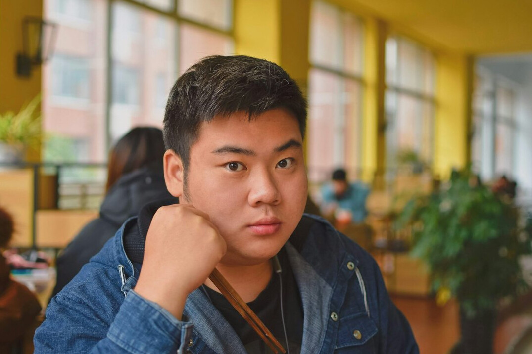 Person attentively listening during a meeting
